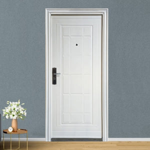 Puerta de Seguridad Modelo Estándar Hoss-08 Color Blanco